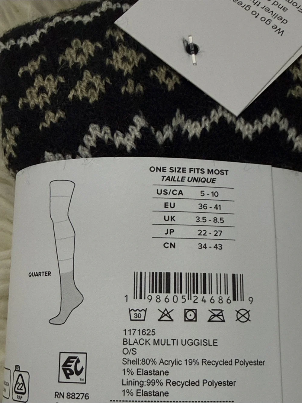 UGG Cressida Cozy Quarter Socks